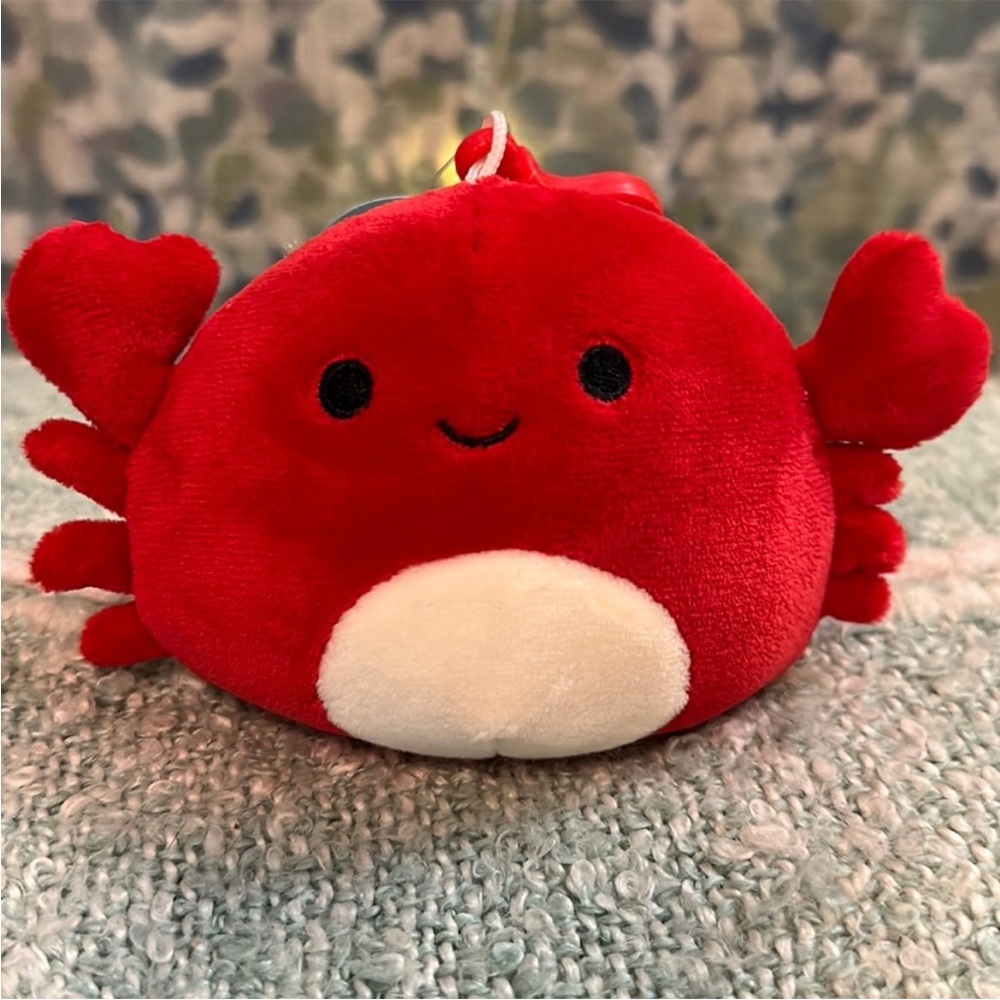 💚 6 items for $25 💚▪️ SQUISHMALLOWS ▪️ Carlos the Crab 3” Clip